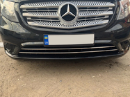 Mercedes Vito/V-class W447 2014- гг. Накладки на решетку бампера (2 шт, нержавейка) фото 6