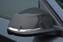 BMW 3 серия F30/F31 2012-2019 гг. Накладки на Зеркала (2 шт, Натуральный Карбон) фото 5