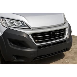Хром накладки на решетку радиатора 2014-2022 (3 шт, нержавейка) Fiat Ducato 2006-2025 гг. фото 1
