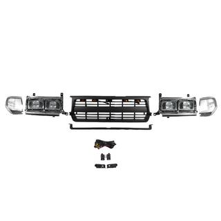 Комплект фар и решётки (OffRoad) Toyota Land Cruiser 80 1990-1997 гг. фото 1