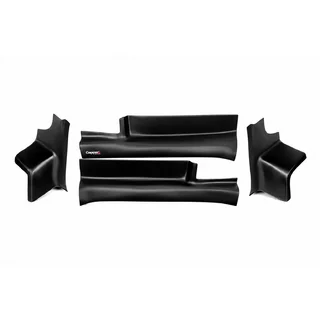 Накладки на внутренние пороги EuroCap (4 шт., ABS) фото 2