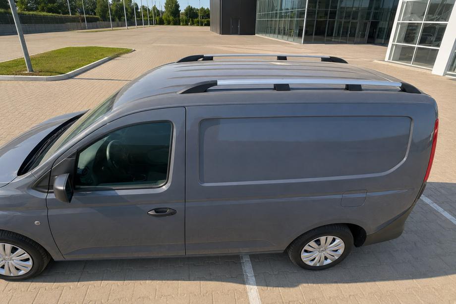 Volkswagen Caddy 2020- гг. Рейлинги хром (турецкий дизайн) Image