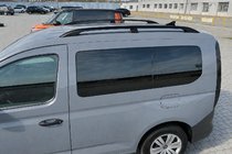 Ford Connect 2021- гг. Рейлинги на крышу черные (турецкий дизайн) фото 1