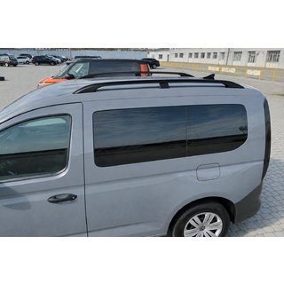 Рейлинги на крышу черные (турецкий дизайн) Ford Connect 2021- гг. фото 1