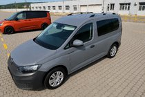 Ford Connect 2021- гг. Рейлинги хром (турецкий дизайн) Стандартная база, Металлические ножки фото 1