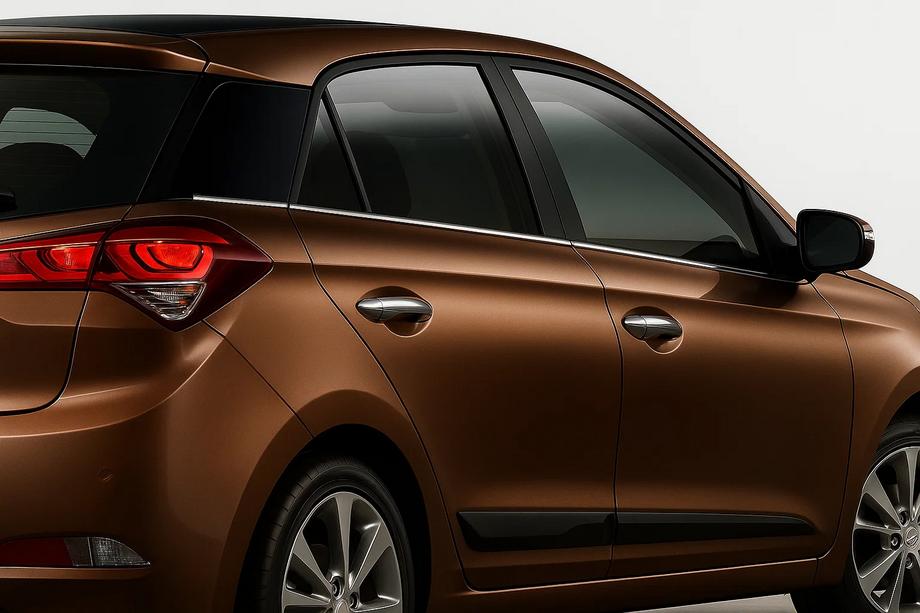 Hyundai I-20 2014-2020 гг. Нижние молдинги стекол нержавейка (6 шт.) Image