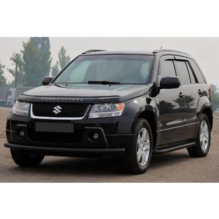 Передний ус ST008 Black (нерж.) Suzuki Grand Vitara 2005-2017 гг. фото 1