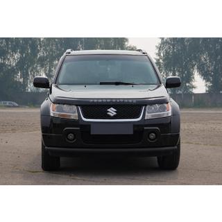 Передний ус ST008 Black (нерж.) Suzuki Grand Vitara 2005-2017 гг. фото 2