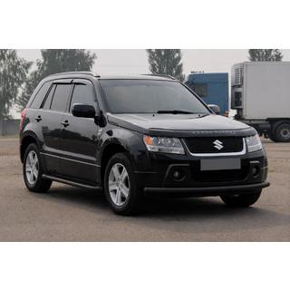 Передний ус ST008 Black (нерж.) Suzuki Grand Vitara 2005-2017 гг. фото 3