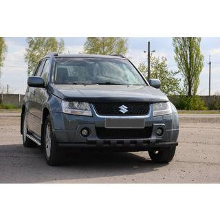 Передняя защита ST015 Black (нерж. сталь) Suzuki Grand Vitara 2005-2017 гг. фото 2