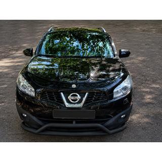 Передняя защита Black (нерж. сталь) Nissan Qashqai 2010-2014 гг.