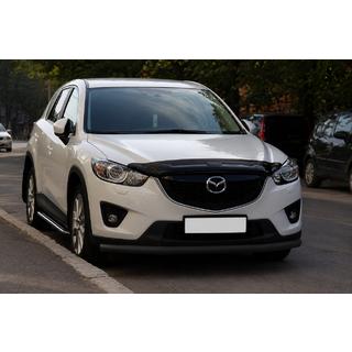 Передняя защита ST008 Черная (Нержавейка) Mazda CX-3 2015- гг. фото 3