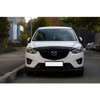 Передняя защита ST008 Черная (Нержавейка) Mazda CX-3 2015- гг. фото 2