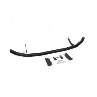 Передняя защита ST008 Черная (Нержавейка) фото 2