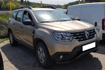 Renault Duster 2008–2017 гг. Передняя защита ST012 Black (нерж.) фото 3