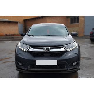 Передняя защита ST014 Black (2016-2019, нерж.) фото 1
