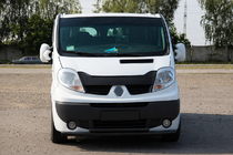 Renault Trafic 2001–2015 гг. Передняя защита ST014 Черная (Нержавеющая сталь) фото 4