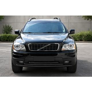 Передняя защита ST014-2 Black (нерж.) Volvo XC90 2002-2014 гг. фото 1