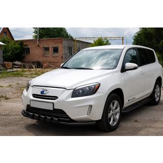 Передняя защита ST015 Black (нерж. сталь) Toyota Rav 4 2006-2013 гг. фото 3