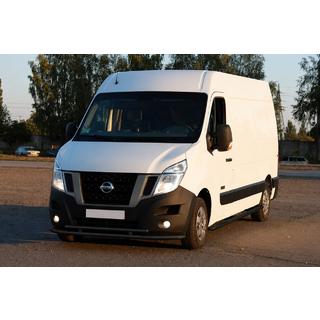 Передняя защита ST016 Black (нерж. сталь) Opel Movano 2010-2021 гг. фото 3