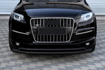Audi Q7 2005-2015 гг. Передняя защита ST017 Black (нерж. сталь) фото 1
