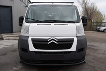 Fiat Ducato 2006-2025 гг. Передняя дуга ST008 Black (нерж.) фото 1