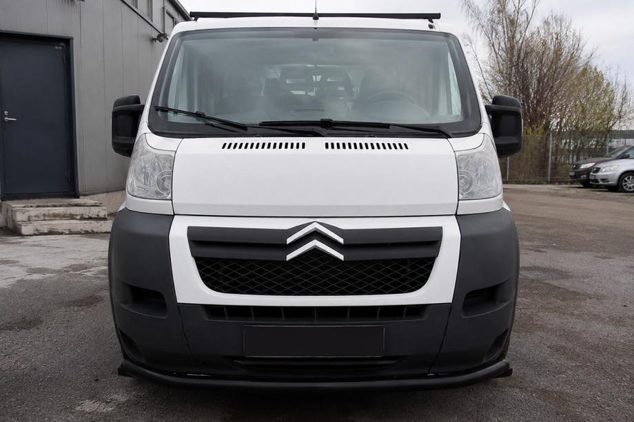 Fiat Ducato 2006-2025 гг. Передняя дуга ST008 Black (нерж.) Image