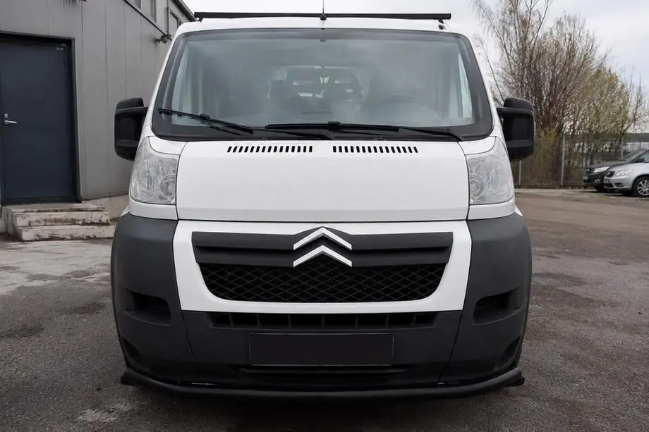 Citroen Jumper 2007-2025 гг. Передняя дуга ST008 Black (нерж.) Image