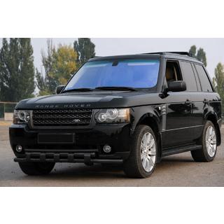 Передняя дуга ST015 Black (нерж.) Range Rover III L322 2002-2012 гг. фото 1