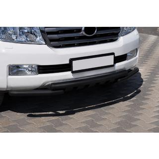 Передняя дуга ST015 Black (нерж.) Toyota Land Cruiser 200 2007-2021 гг. фото 3