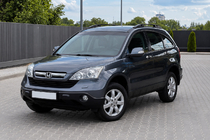 Honda CRV 2007-2011 гг. Рейлинги на крышу черные (OEM) фото 2