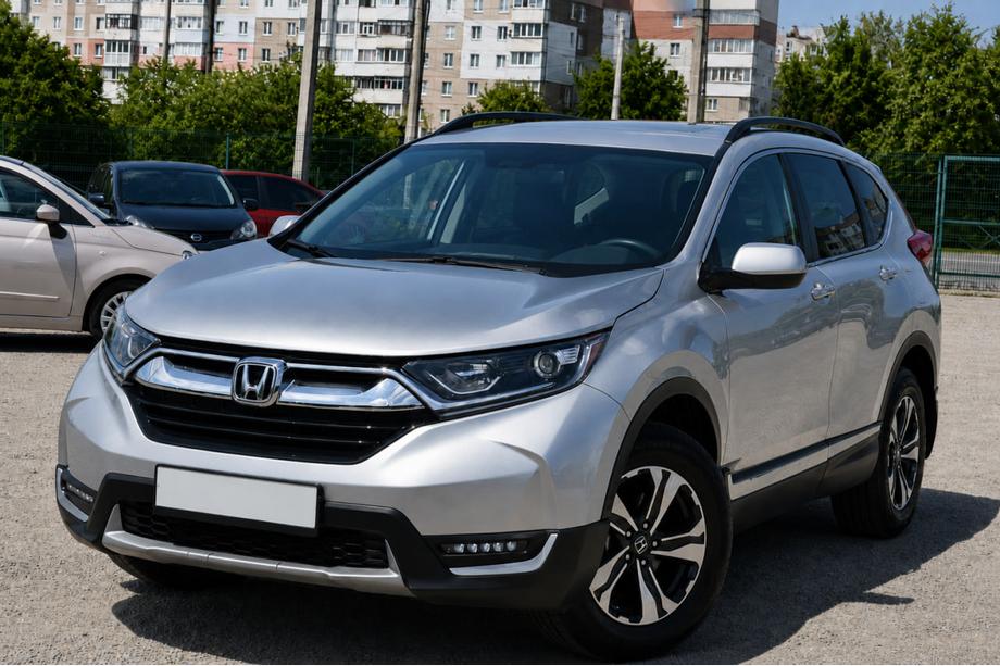 Honda CRV 2017-2022 гг. Рейлинги на крышу OEM черные (алюминий) Image