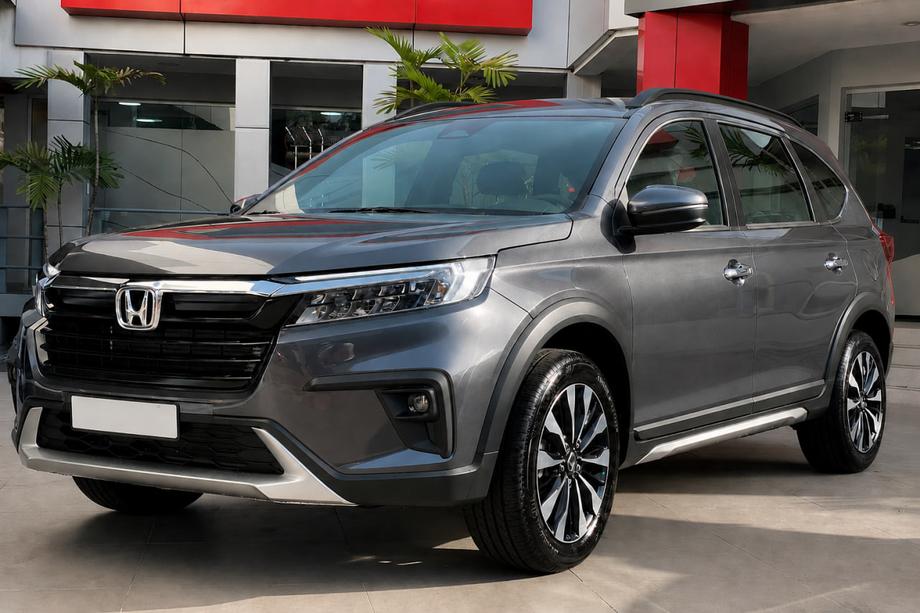 Honda BR-V 2021– гг. Интегрированные рейлинги черные OEM (Алюминий) Image