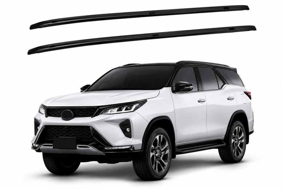 Toyota 4Runner 2009-2024 гг. Рейлинги на крышу черные OEM (2012-2015, Алюминий) Image