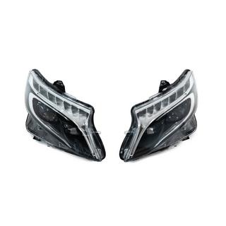 Передние фары LED в стиле V-class (для V-class, 2 шт.) Mercedes Vito/V-class W447 2014- гг. фото 2