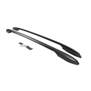 Рейлинги на крышу OEM чёрные (алюминий, установка на болты) Toyota Rav 4 2013-2018 гг. фото 4