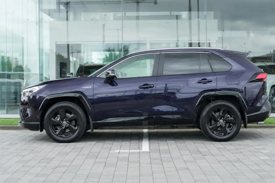 Toyota Rav 4 2019–2025 гг. Интегрированные рейлинги серые OEM V1 (Алюминий) Фото 2