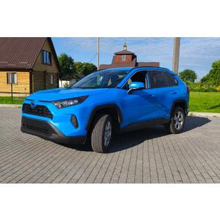 Интегрированные рейлинги черные OEM V1 (Алюминий) Toyota Rav 4 2019–2025 гг. фото 2