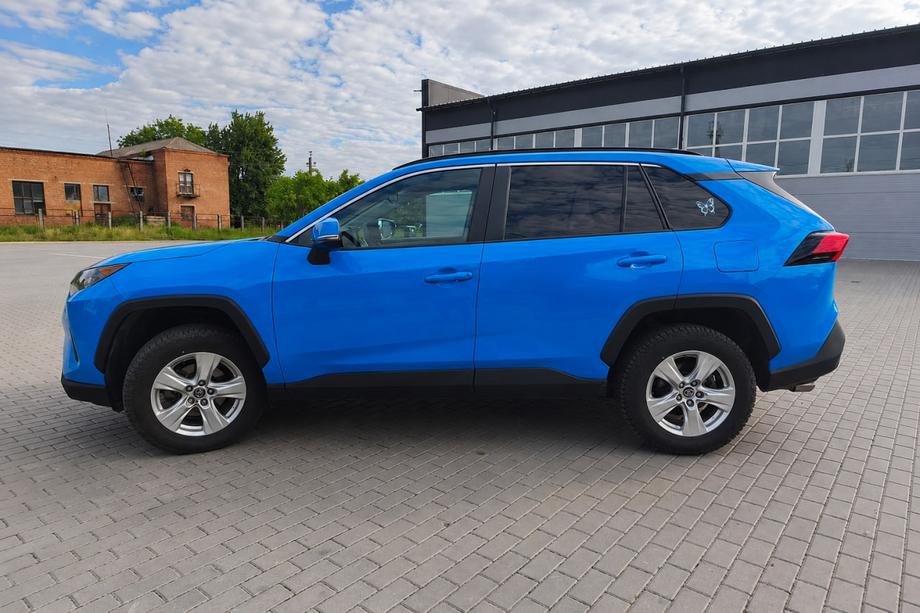 Toyota Rav 4 2019–2025 гг. Интегрированные рейлинги черные OEM V1 (Алюминий) Фото 1