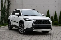 Toyota Corolla Cross 2020- гг. Интегрированные рейлинги черные OEM (ABS-пластик, установка на клей) фото 1