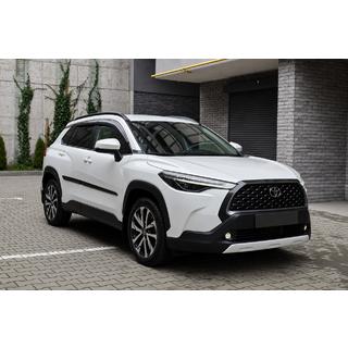 Интегрированные рейлинги черные OEM (ABS-пластик, установка на клей) фото 3