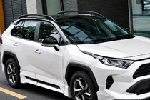 Toyota Corolla Cross 2020- гг. Рейлинги на крышу OEM черные (алюминий) фото 3
