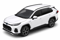 Toyota Raize 2019– гг. Интегрированные рейлинги чёрные OEM (Алюминий, установка на клей) фото 1