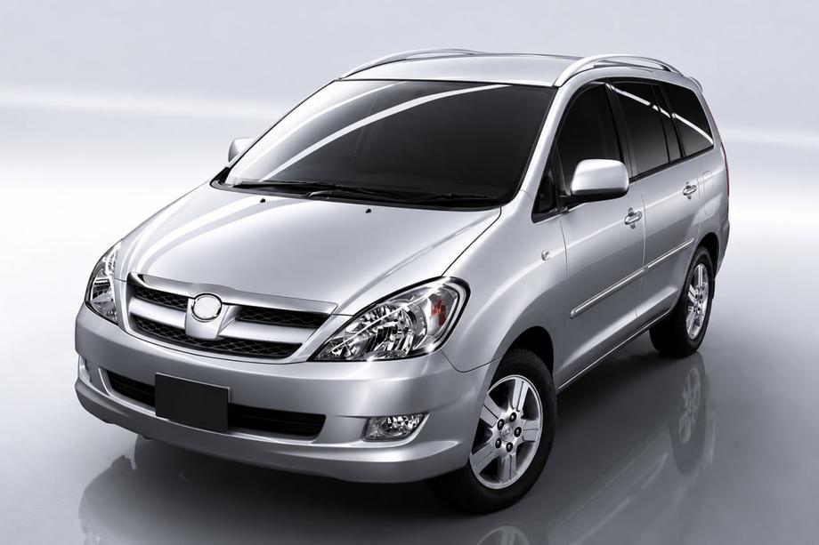 Toyota Innova 2015- гг. Интегрированные рейлинги OEM, серые (Алюминий) Image