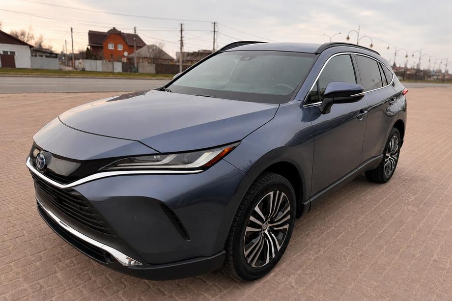 Toyota Venza 2020- гг. Интегрированные рейлинги чёрные OEM (Алюминий, установка на клей) Фото 2