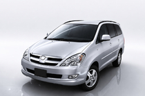 Toyota Innova 2015- гг. Интегрированные рейлинги черные OEM (Алюминий) фото 1