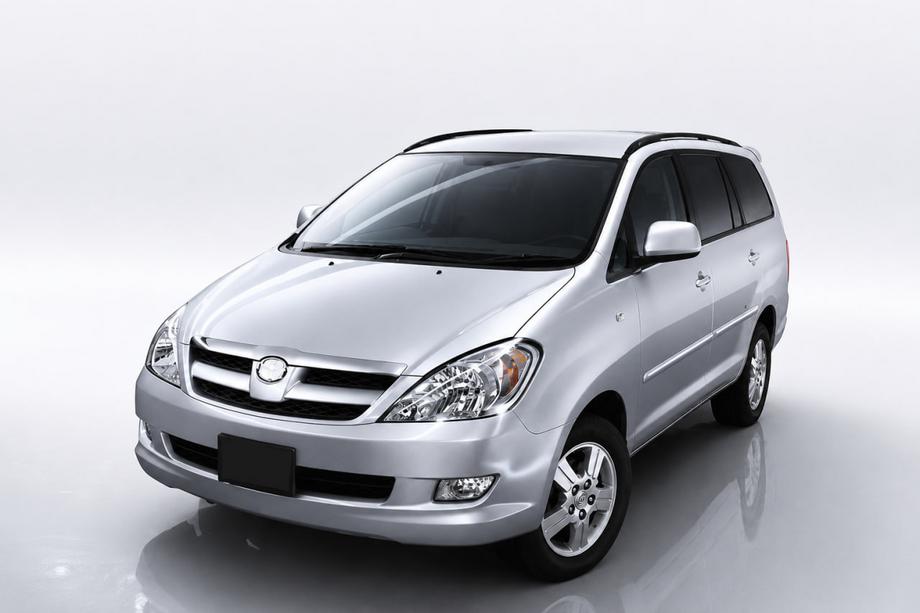 Toyota Innova 2015- гг. Интегрированные рейлинги черные OEM (Алюминий) Image
