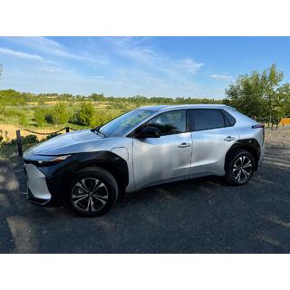 Интегрированные рейлинги OEM, серые (Алюминий) Toyota bZ4X 2022- гг. фото 1
