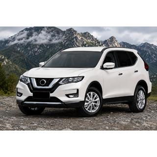 Интегрированные рейлинги черные OEM (для X-trail, алюминий, установка на клей) фото 1