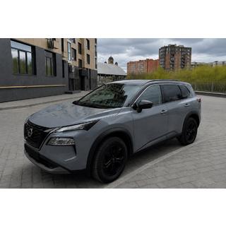Интегрированные рейлинги на крышу черные OEM (ABS-пластик) Nissan X-trail T33/Rogue 2022- гг. фото 1